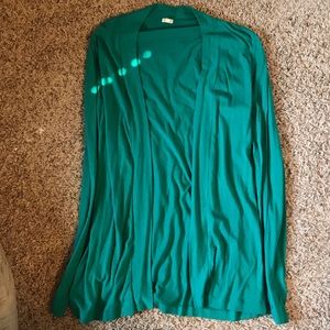 Jcrew teal cardigan